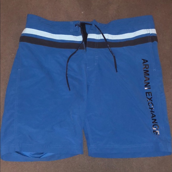 armani exchange swim trunks